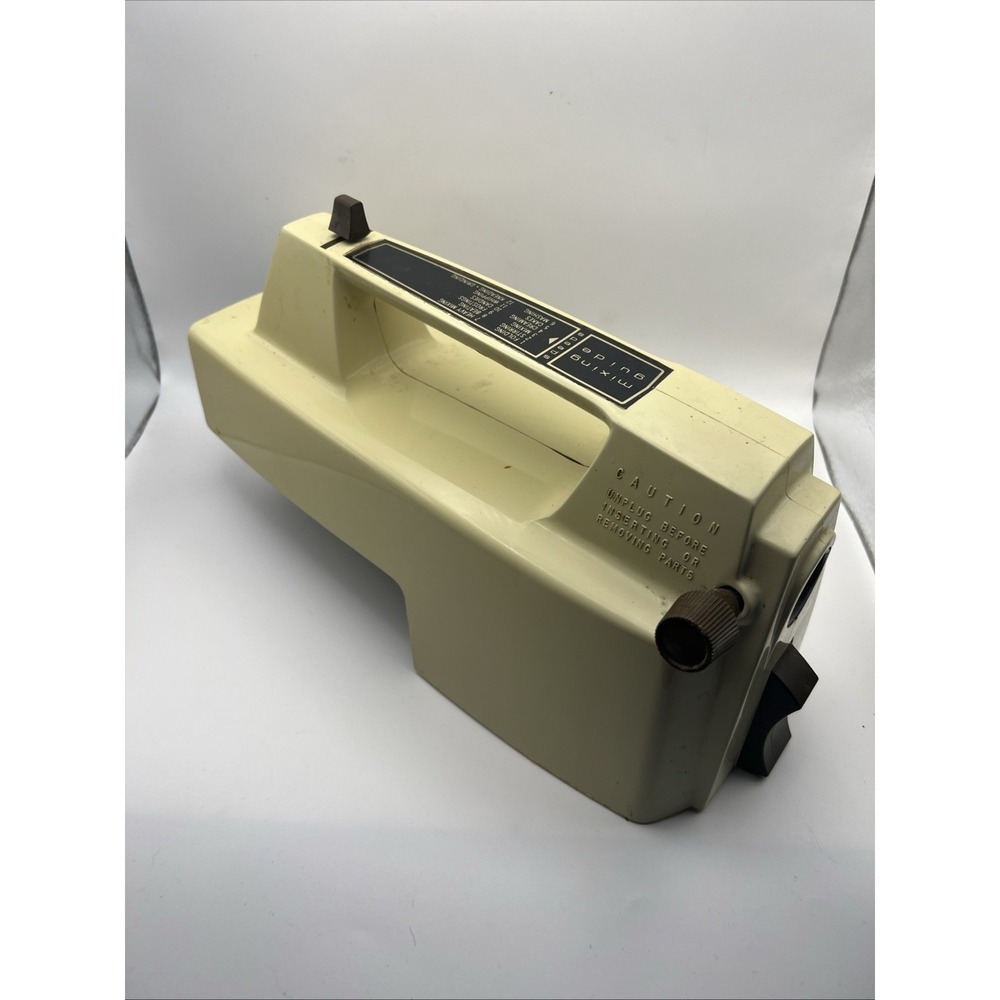 Vintage Oster Regency Kitchen Center Replacement  10 Speed Mixer Head Arm Beige